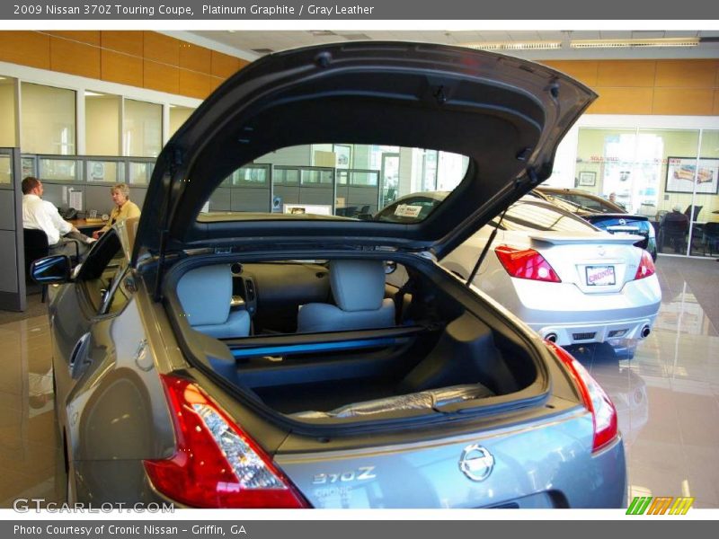 Platinum Graphite / Gray Leather 2009 Nissan 370Z Touring Coupe