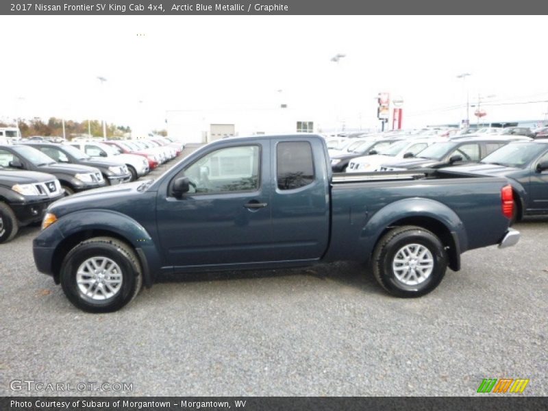 Arctic Blue Metallic / Graphite 2017 Nissan Frontier SV King Cab 4x4