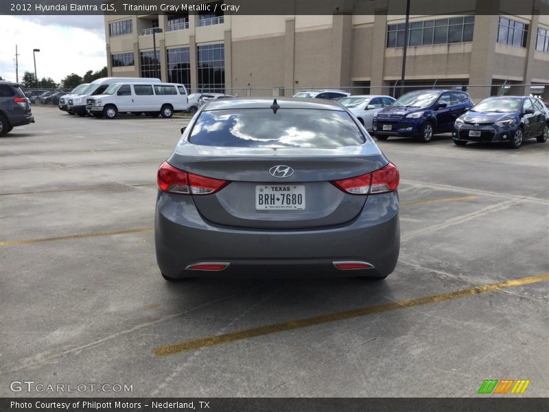 Titanium Gray Metallic / Gray 2012 Hyundai Elantra GLS