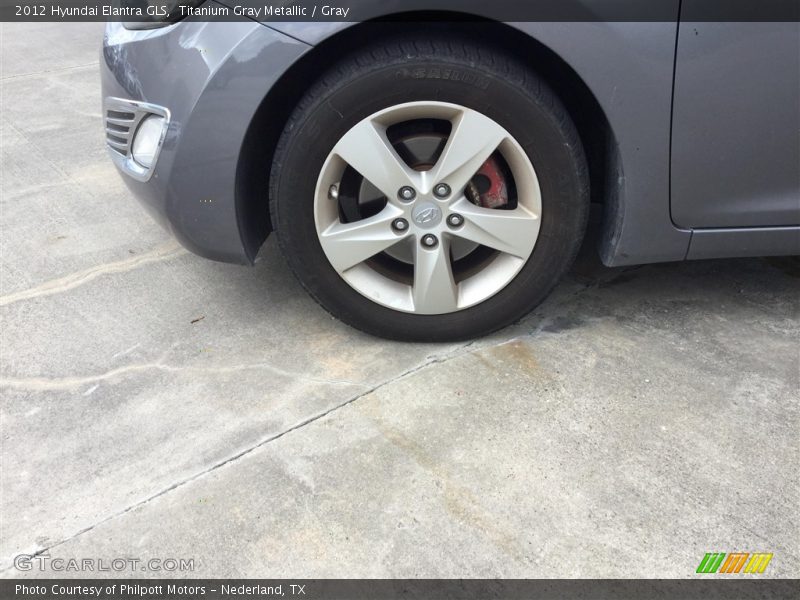 Titanium Gray Metallic / Gray 2012 Hyundai Elantra GLS