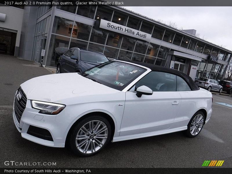 Glacier White Metallic / Black 2017 Audi A3 2.0 Premium Plus quattro