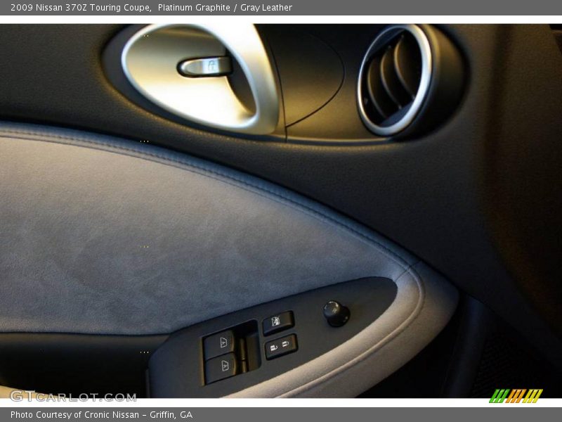 Platinum Graphite / Gray Leather 2009 Nissan 370Z Touring Coupe