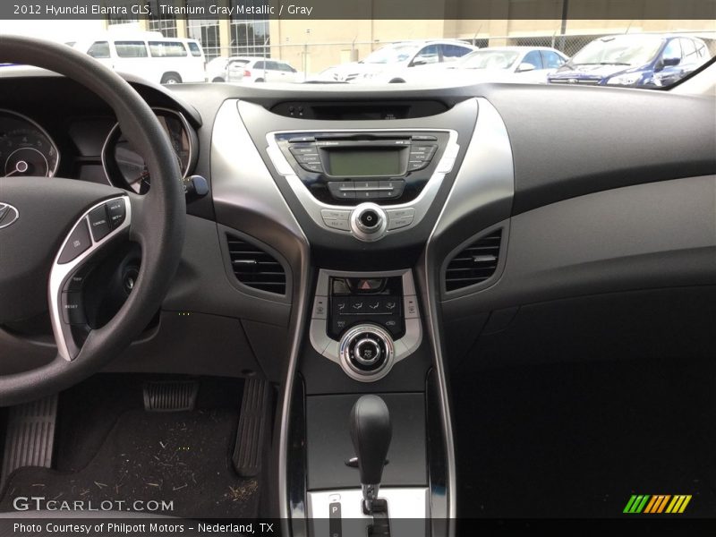 Titanium Gray Metallic / Gray 2012 Hyundai Elantra GLS