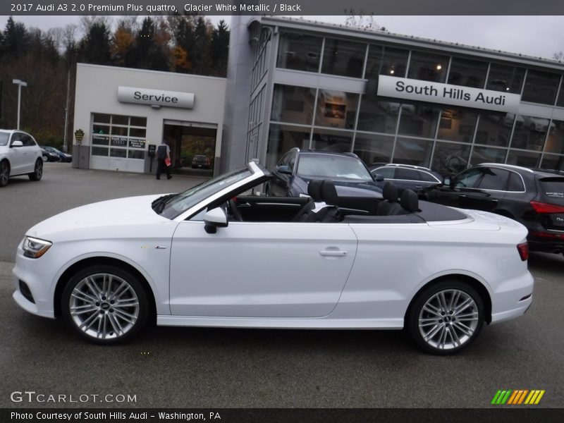 Glacier White Metallic / Black 2017 Audi A3 2.0 Premium Plus quattro