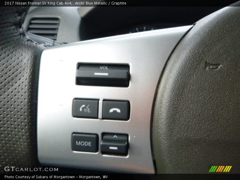 Arctic Blue Metallic / Graphite 2017 Nissan Frontier SV King Cab 4x4