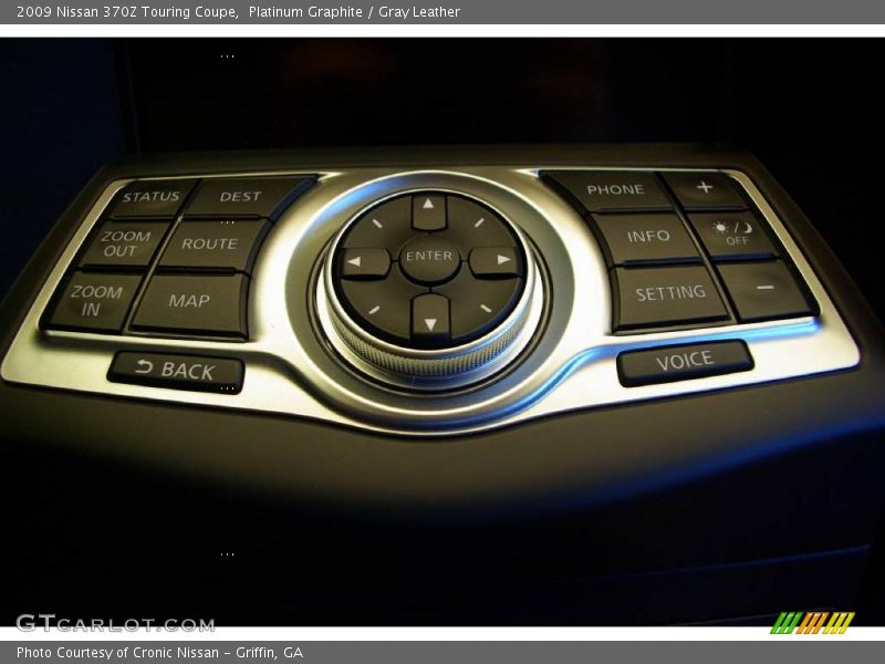 Platinum Graphite / Gray Leather 2009 Nissan 370Z Touring Coupe