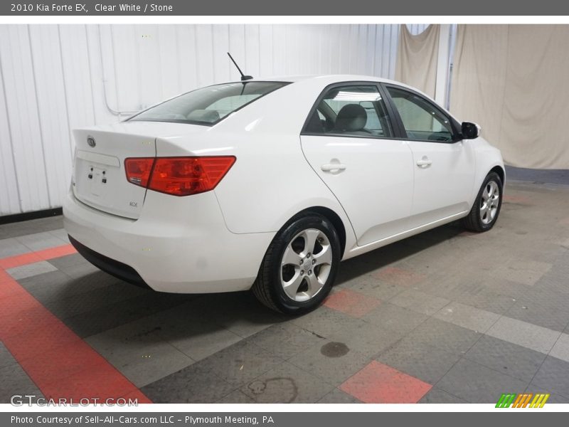 Clear White / Stone 2010 Kia Forte EX