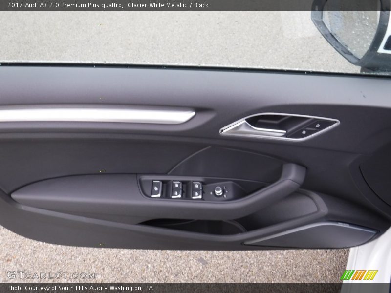 Glacier White Metallic / Black 2017 Audi A3 2.0 Premium Plus quattro