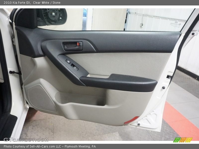 Clear White / Stone 2010 Kia Forte EX