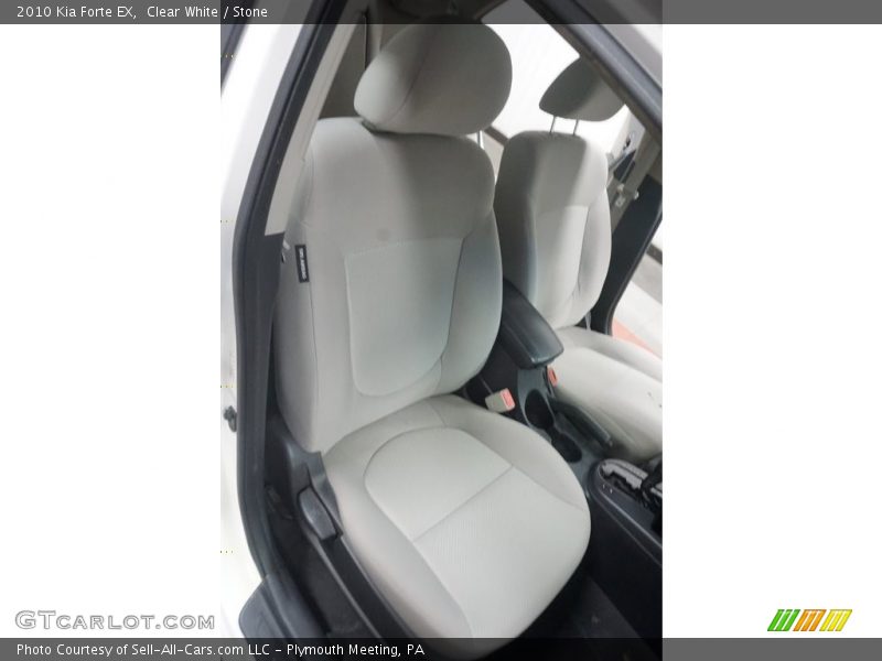 Clear White / Stone 2010 Kia Forte EX