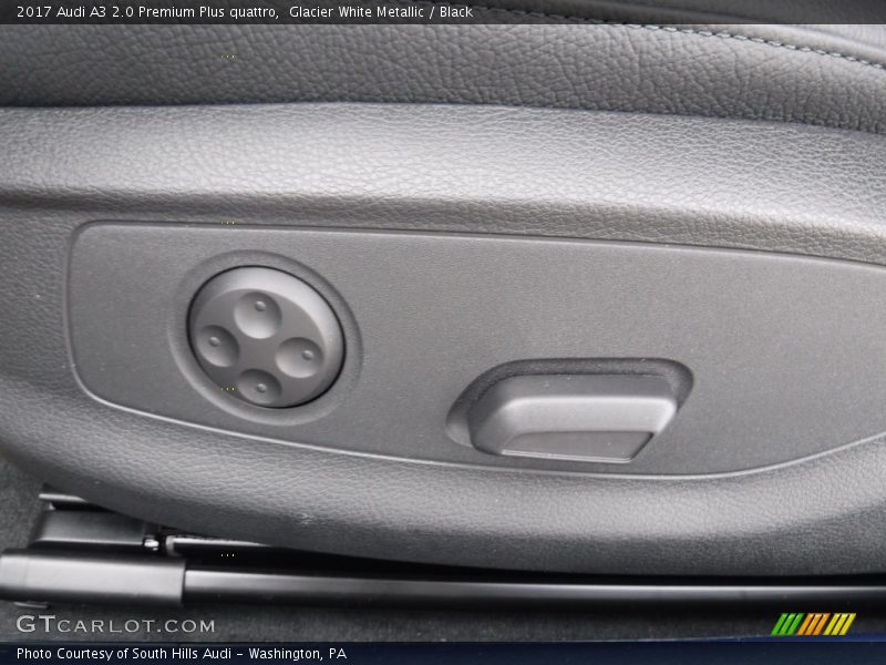 Glacier White Metallic / Black 2017 Audi A3 2.0 Premium Plus quattro