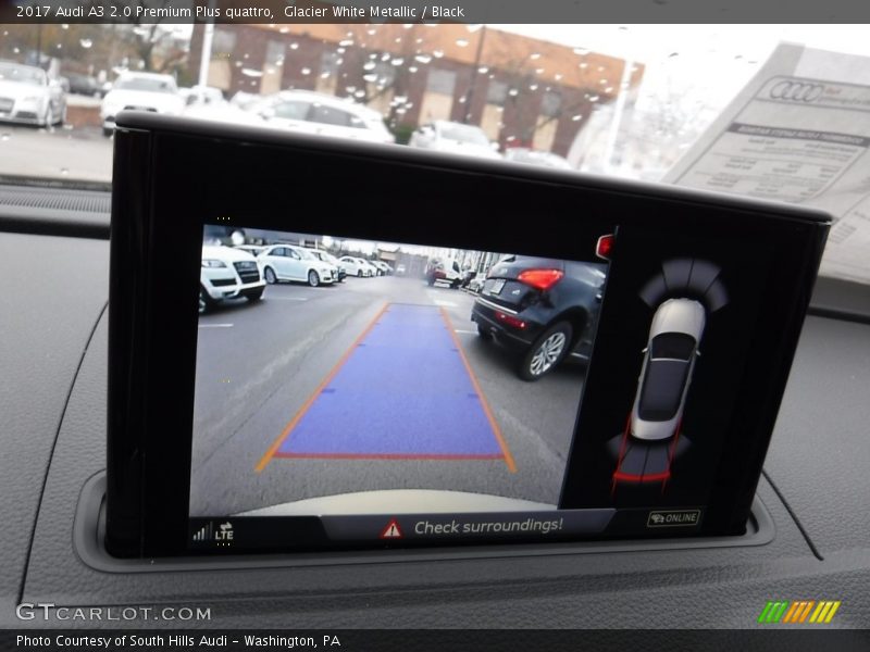 Glacier White Metallic / Black 2017 Audi A3 2.0 Premium Plus quattro