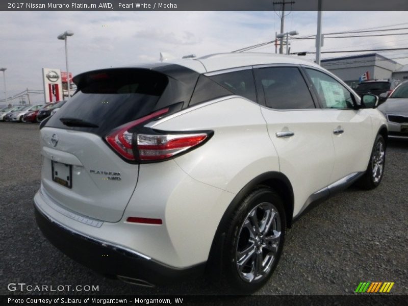 Pearl White / Mocha 2017 Nissan Murano Platinum AWD
