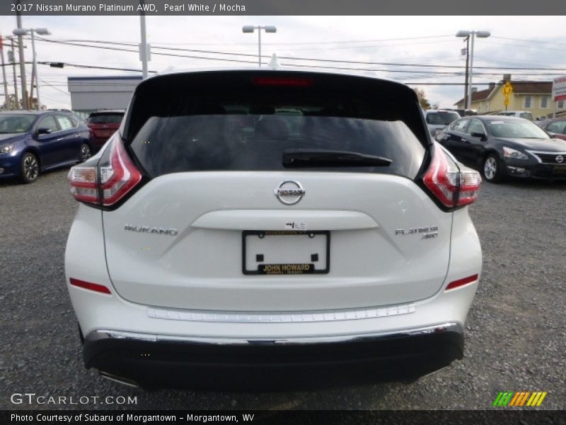Pearl White / Mocha 2017 Nissan Murano Platinum AWD