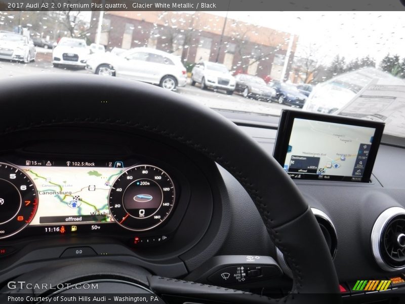 Glacier White Metallic / Black 2017 Audi A3 2.0 Premium Plus quattro