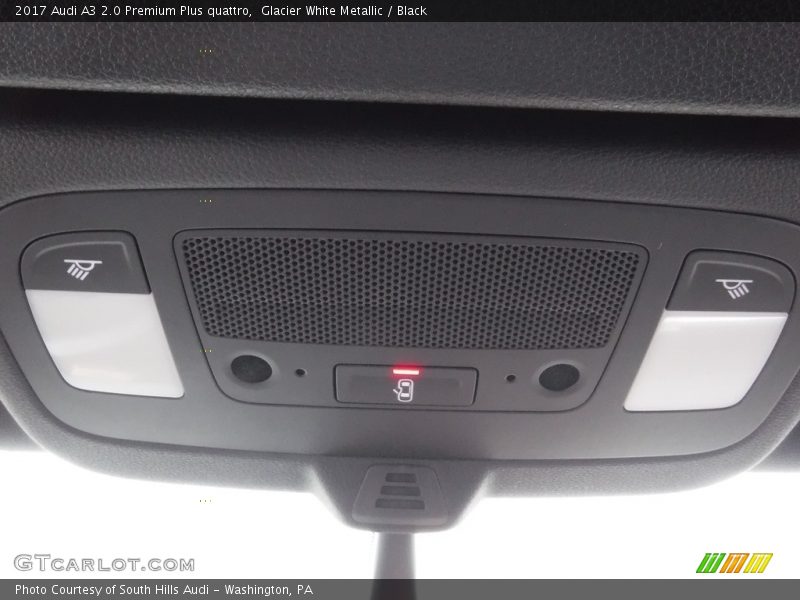 Glacier White Metallic / Black 2017 Audi A3 2.0 Premium Plus quattro