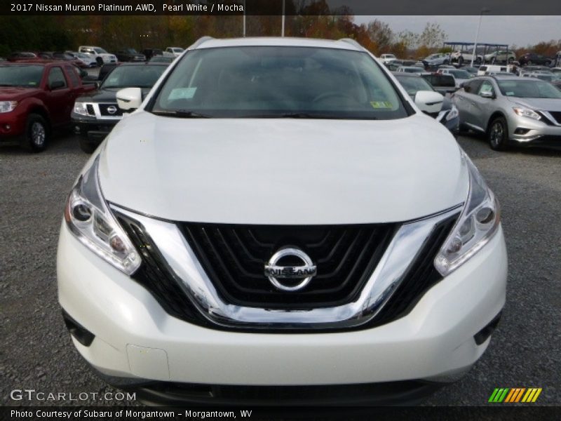 Pearl White / Mocha 2017 Nissan Murano Platinum AWD