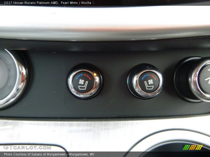 Pearl White / Mocha 2017 Nissan Murano Platinum AWD