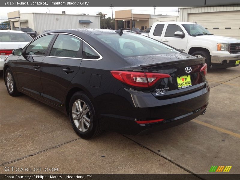 Phantom Black / Gray 2016 Hyundai Sonata SE