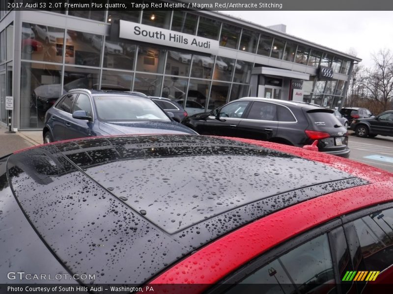 Tango Red Metallic / Magma Red/Anthracite Stitching 2017 Audi S3 2.0T Premium Plus quattro