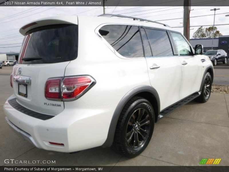 Pearl White / Almond 2017 Nissan Armada Platinum 4x4