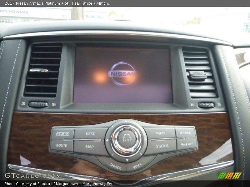 Controls of 2017 Armada Platinum 4x4