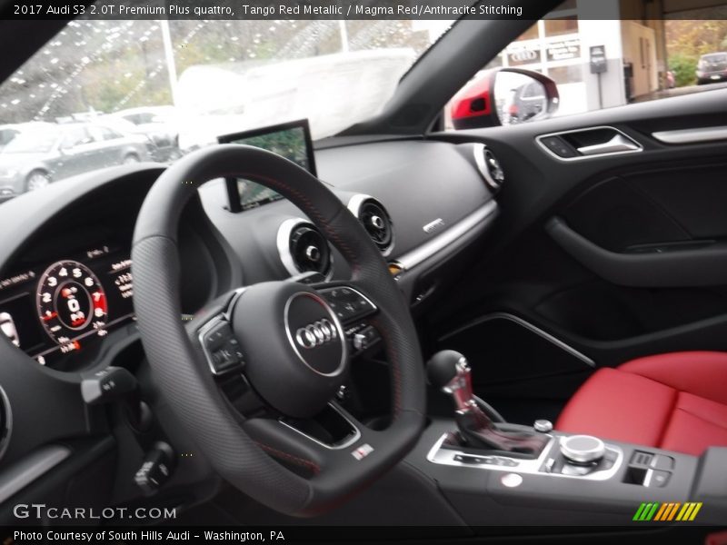 Tango Red Metallic / Magma Red/Anthracite Stitching 2017 Audi S3 2.0T Premium Plus quattro