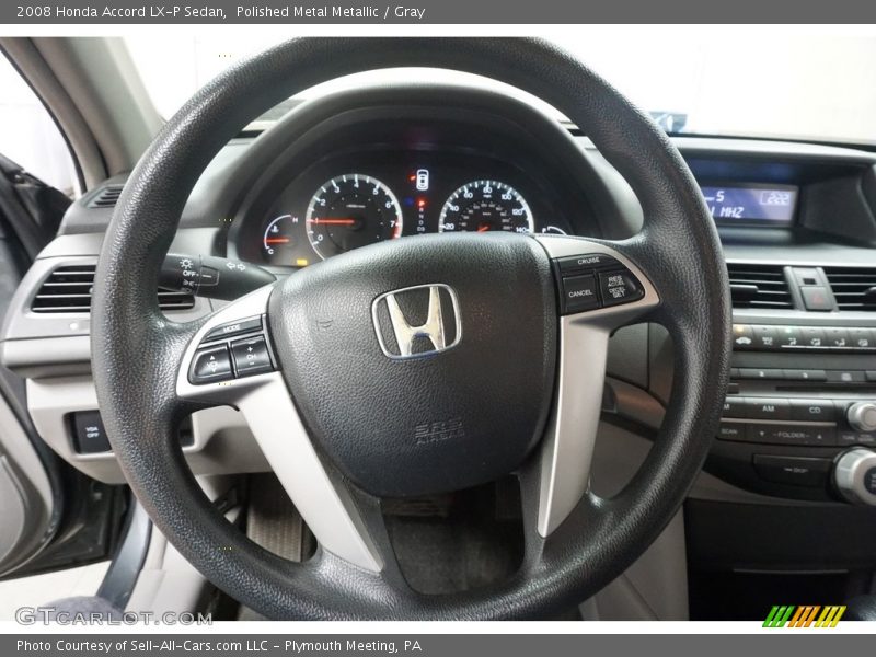Polished Metal Metallic / Gray 2008 Honda Accord LX-P Sedan
