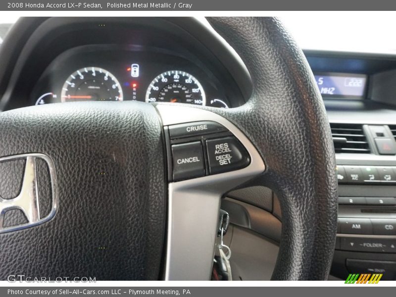 Polished Metal Metallic / Gray 2008 Honda Accord LX-P Sedan