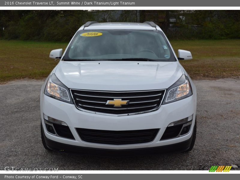 Summit White / Dark Titanium/Light Titanium 2016 Chevrolet Traverse LT