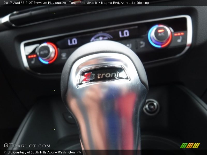 Tango Red Metallic / Magma Red/Anthracite Stitching 2017 Audi S3 2.0T Premium Plus quattro