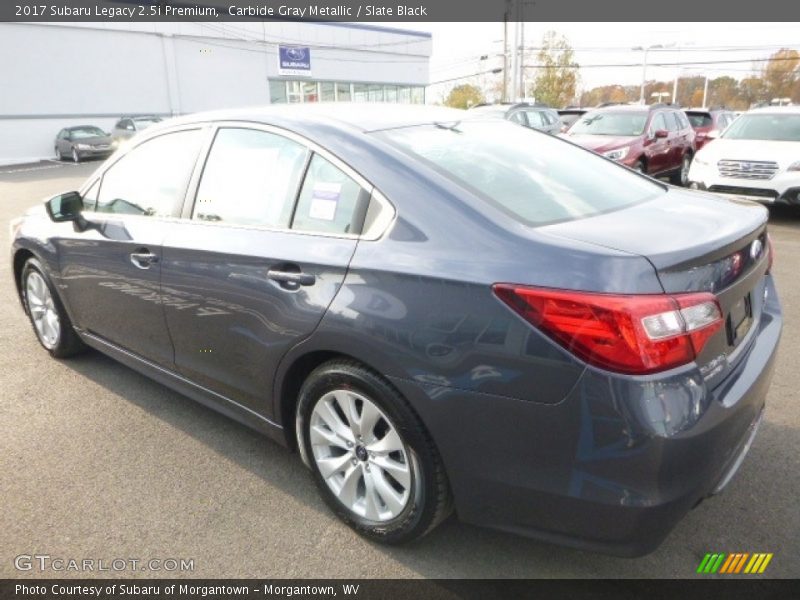 Carbide Gray Metallic / Slate Black 2017 Subaru Legacy 2.5i Premium