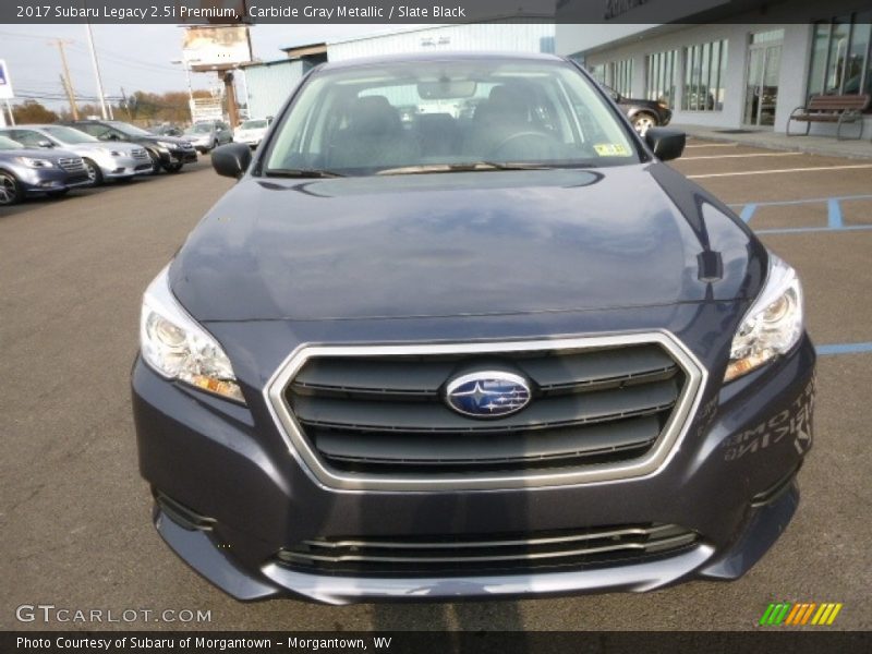 Carbide Gray Metallic / Slate Black 2017 Subaru Legacy 2.5i Premium