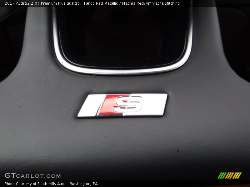 Tango Red Metallic / Magma Red/Anthracite Stitching 2017 Audi S3 2.0T Premium Plus quattro
