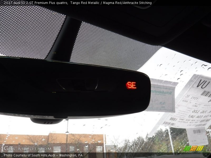 Tango Red Metallic / Magma Red/Anthracite Stitching 2017 Audi S3 2.0T Premium Plus quattro