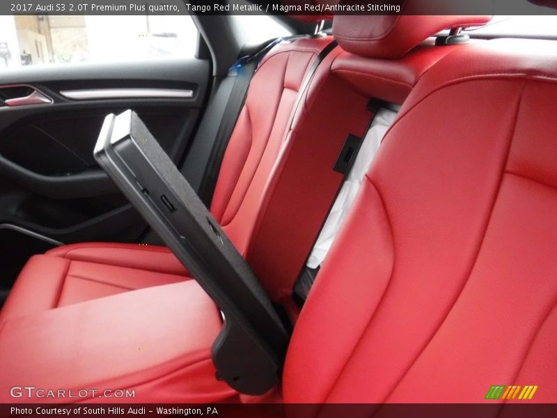 Tango Red Metallic / Magma Red/Anthracite Stitching 2017 Audi S3 2.0T Premium Plus quattro