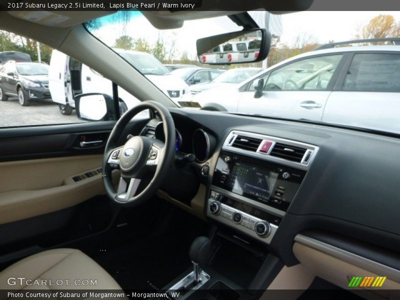 Lapis Blue Pearl / Warm Ivory 2017 Subaru Legacy 2.5i Limited