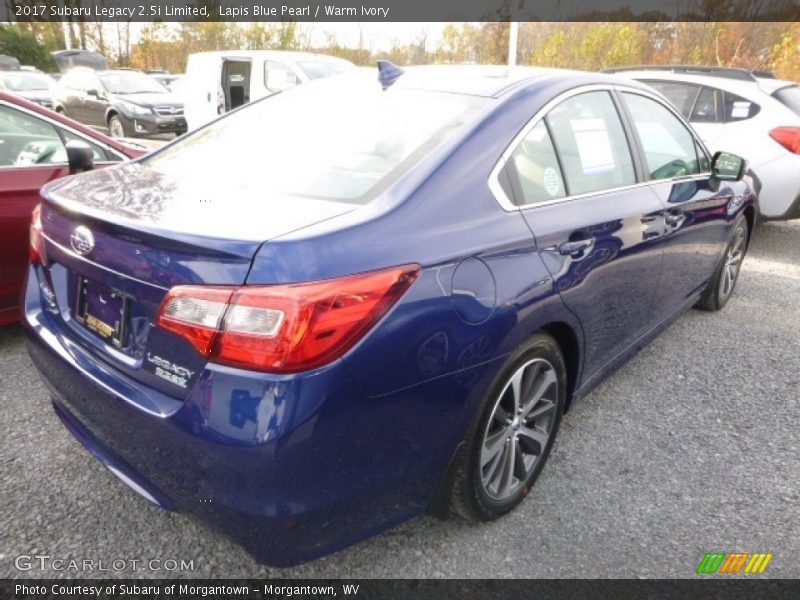 Lapis Blue Pearl / Warm Ivory 2017 Subaru Legacy 2.5i Limited