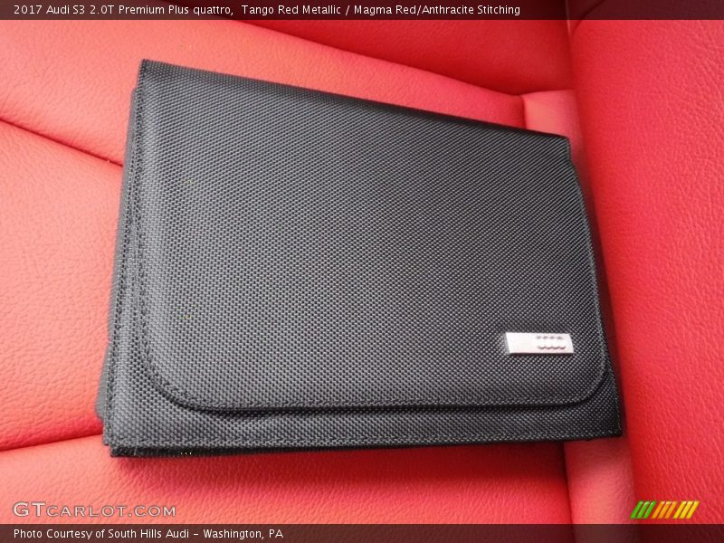 Tango Red Metallic / Magma Red/Anthracite Stitching 2017 Audi S3 2.0T Premium Plus quattro