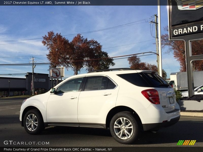 Summit White / Jet Black 2017 Chevrolet Equinox LT AWD