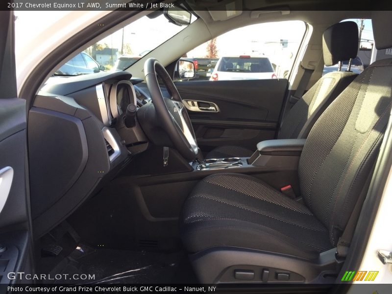 Summit White / Jet Black 2017 Chevrolet Equinox LT AWD