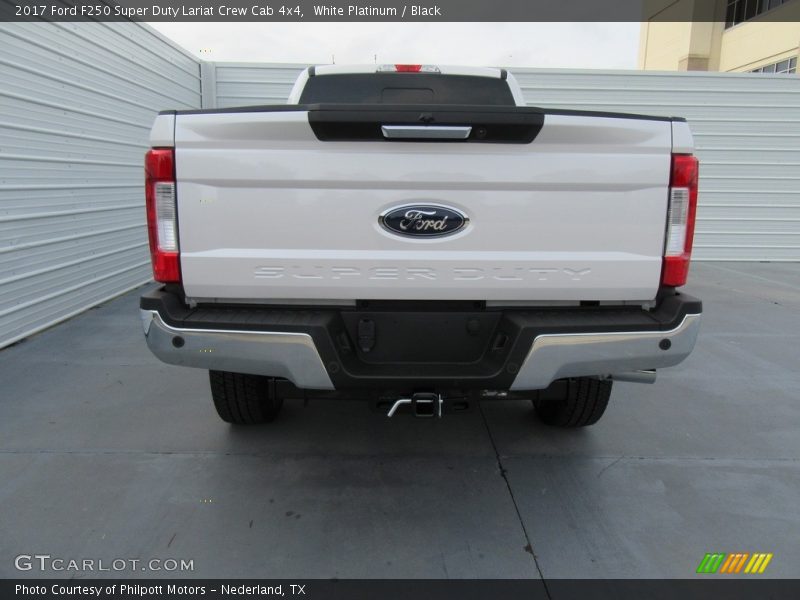 White Platinum / Black 2017 Ford F250 Super Duty Lariat Crew Cab 4x4