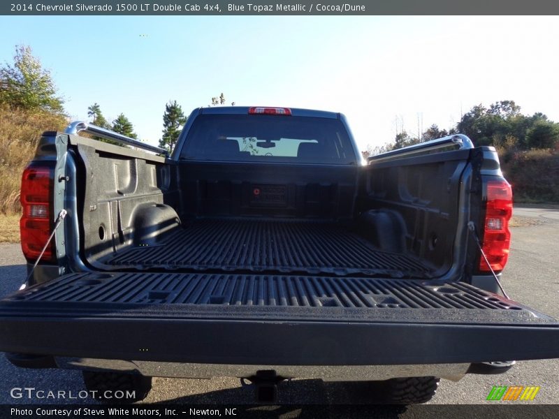 Blue Topaz Metallic / Cocoa/Dune 2014 Chevrolet Silverado 1500 LT Double Cab 4x4
