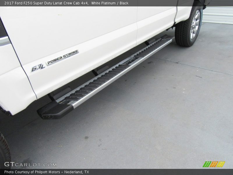 White Platinum / Black 2017 Ford F250 Super Duty Lariat Crew Cab 4x4