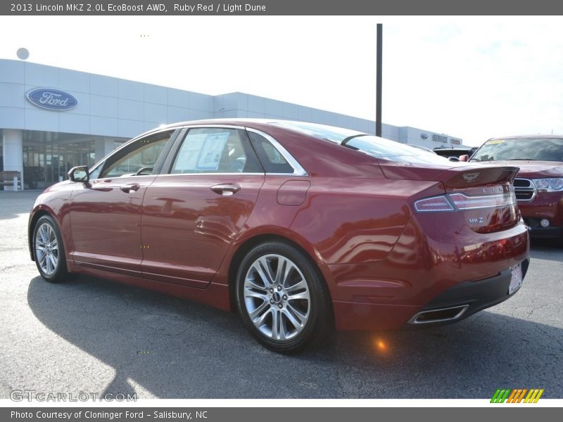 Ruby Red / Light Dune 2013 Lincoln MKZ 2.0L EcoBoost AWD