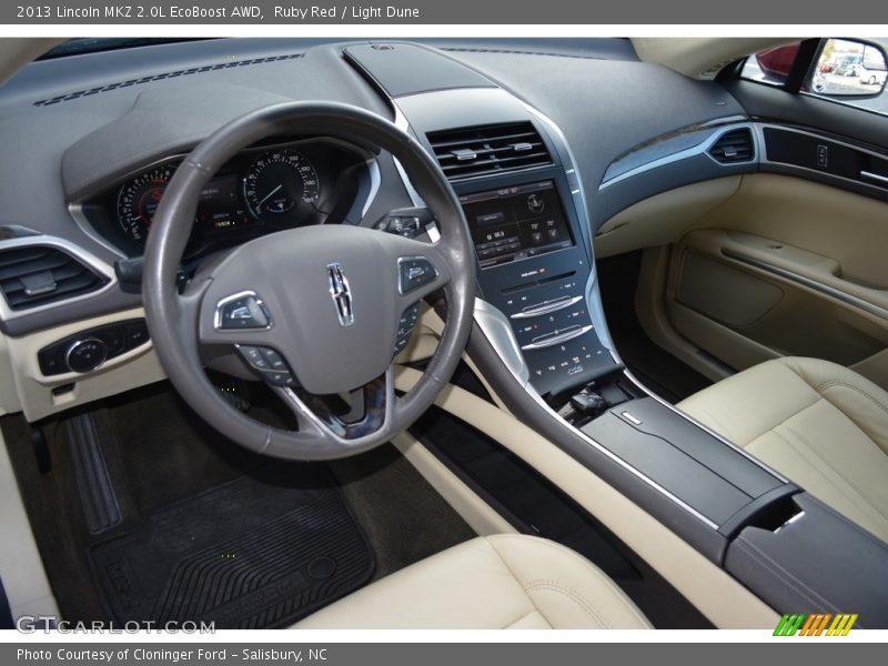 Ruby Red / Light Dune 2013 Lincoln MKZ 2.0L EcoBoost AWD