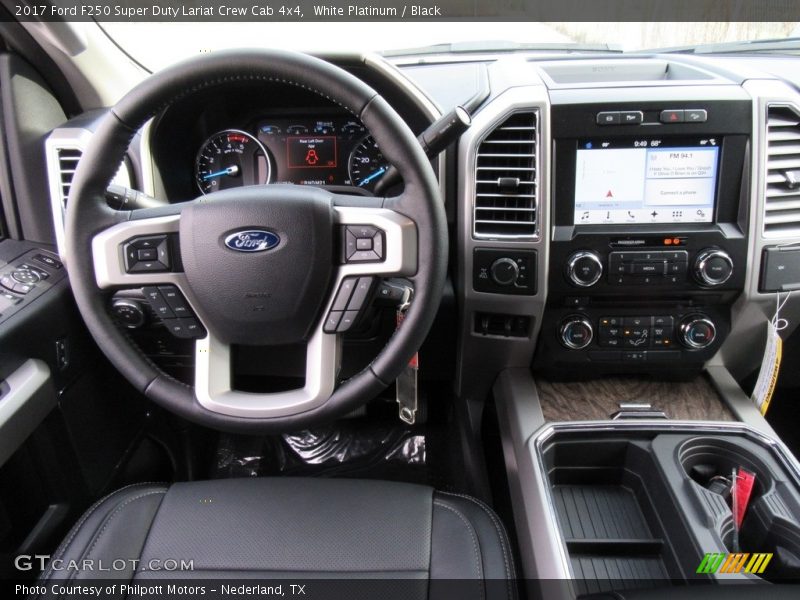 Dashboard of 2017 F250 Super Duty Lariat Crew Cab 4x4