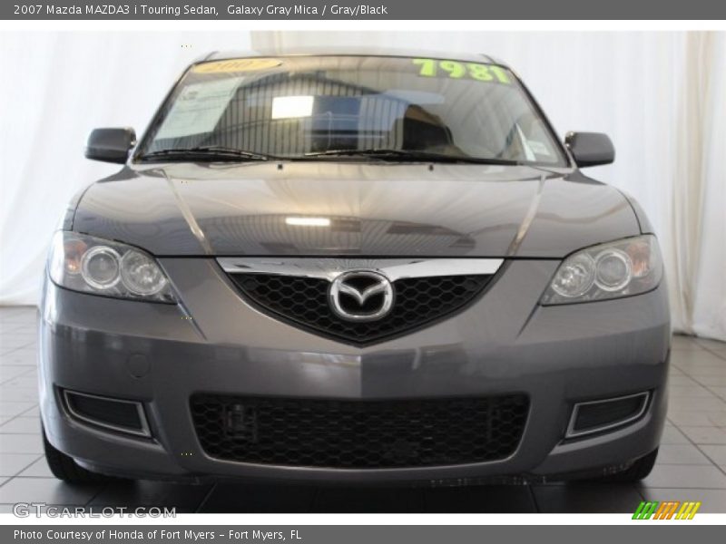 Galaxy Gray Mica / Gray/Black 2007 Mazda MAZDA3 i Touring Sedan