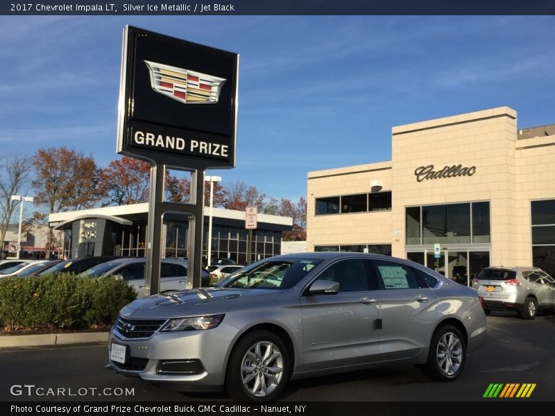 Silver Ice Metallic / Jet Black 2017 Chevrolet Impala LT