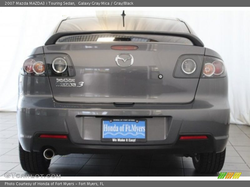 Galaxy Gray Mica / Gray/Black 2007 Mazda MAZDA3 i Touring Sedan